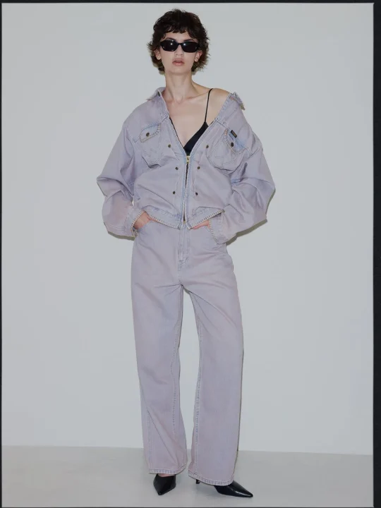 Wrangler×Ameri BLANKET STITCH DENIM JACKET