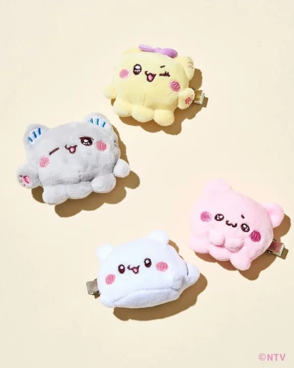 前髪ぬいぐるみクリップ
