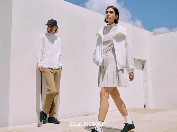 ESQUISEGOLFの男女モデル