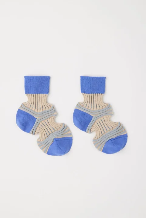 GARTER RIB SOCKS