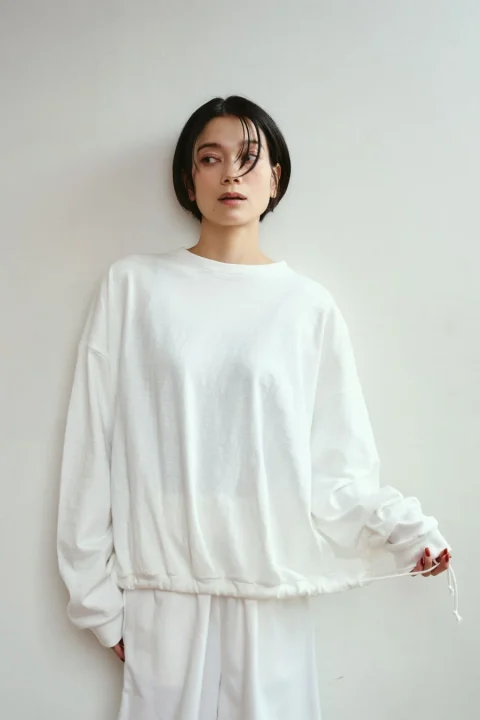 Drawstrings Long Tee